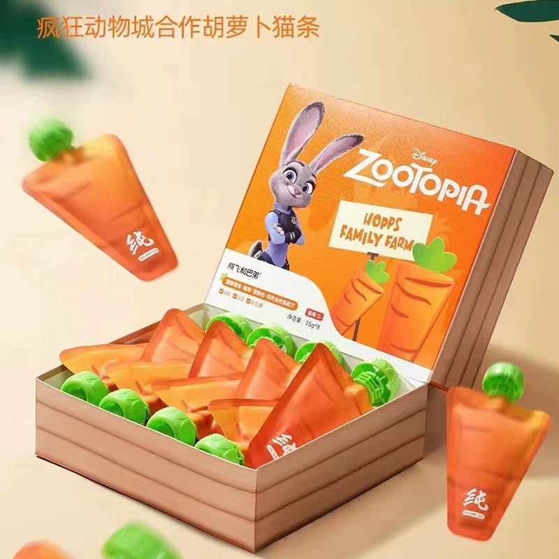 AFei & Zootopia Chicken Tuna Carrot Churu🐱35g