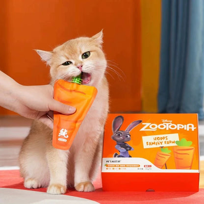 AFei & Zootopia Chicken Tuna Carrot Churu🐱35g