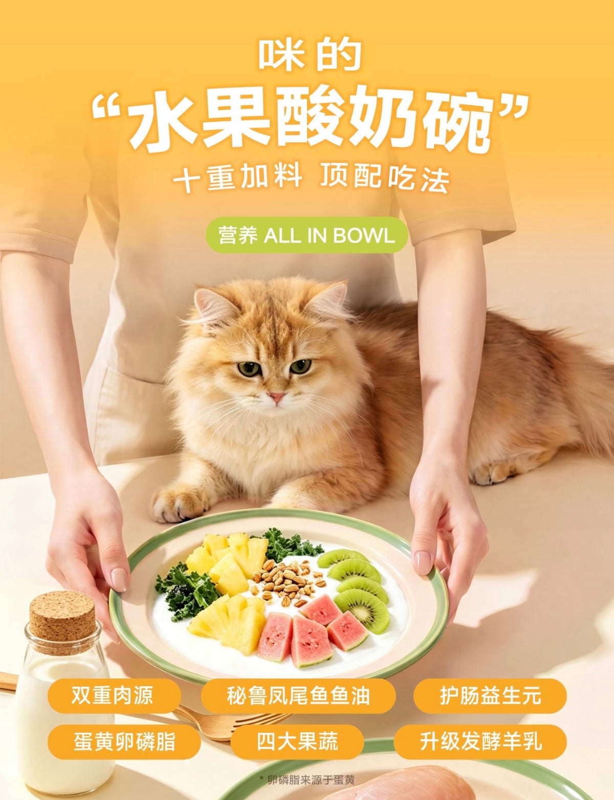 Bear Puree Fruit Yogurt Bowl Complete Meal Box🐱40g*6