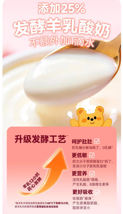 Bear Puree Fruit Yogurt Bowl Complete Meal Box🐱40g*6