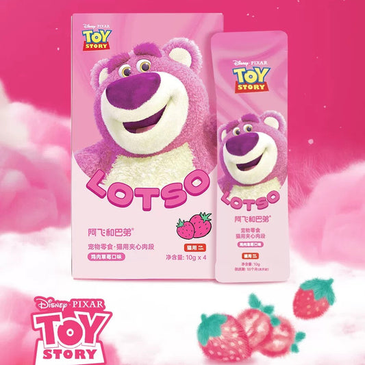 AFei & Lotso Freeze Dried Chicken Strawberry Jam Core🐱10g*4